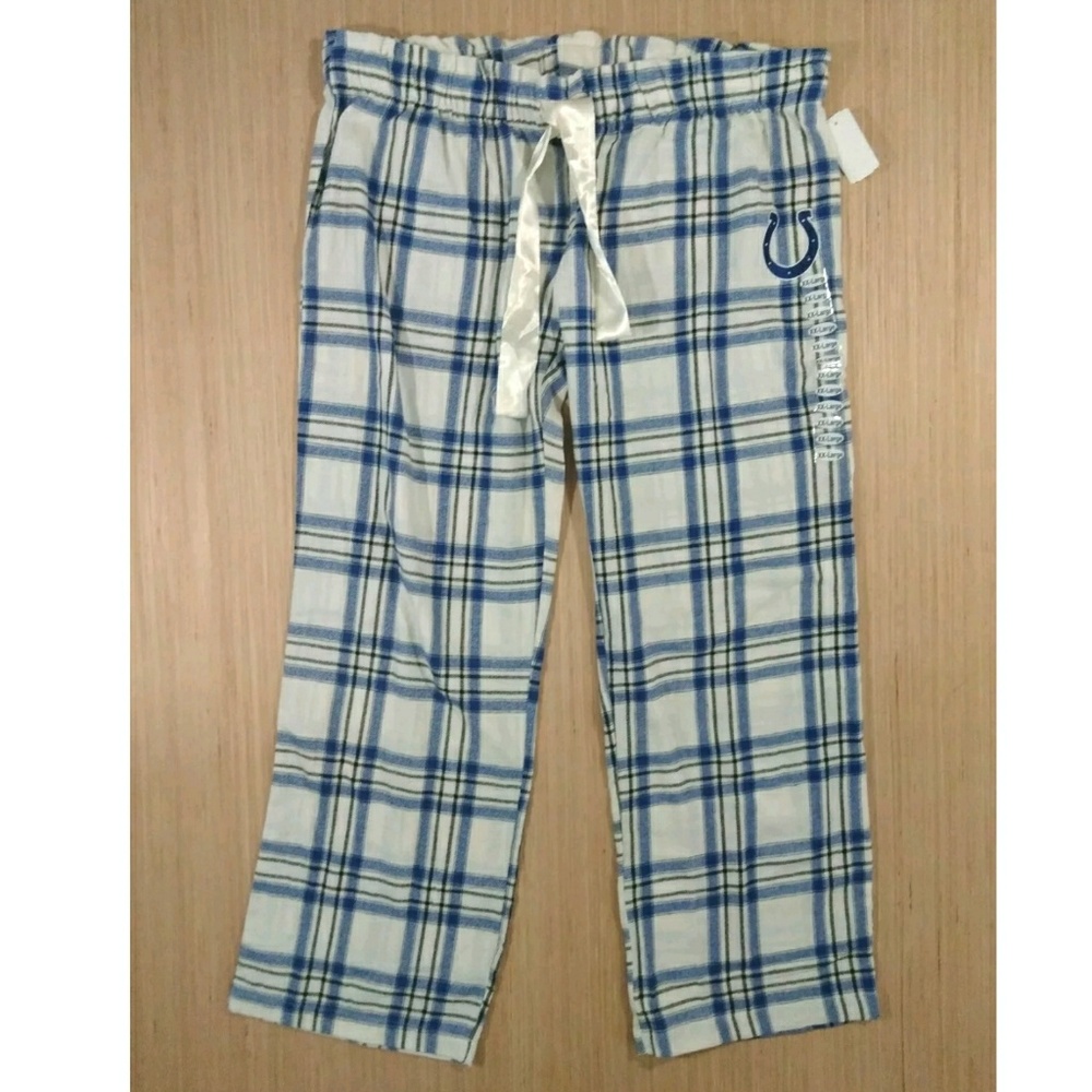 NFL indianapolis colts plaid light pj pants sz XXL